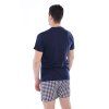 Pánské bavlněné triko Basic tmavě modré (Velikost 3XL, Barva modrá)