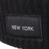 Pletená čepice New York černá (Barva černá)