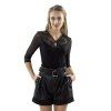 Elegantní halenka Danita černá (Velikost M, Barva černá)