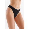 Bezešvá tanga String briefs černá (Velikost S, Barva černá)