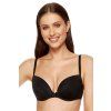 Podprsenka push-up plunge Zara/B1 černá (Velikost 80D, Barva černá)