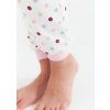 Dámské pyžamo Rouge Pink interlock (Velikost XL, Barva bílá)