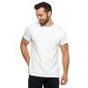 Pánské triko Slim fit Premium bílé (Velikost M, Barva bílá)