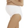 Bavlněné těhotenské kalhotky Mama Maxi bílé (Velikost XXL)