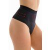 Stahovací tanga  String High Waist Modeling černá (Velikost XXL, Barva černá)