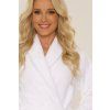 Wellness dámský župan Manuela bílý (Velikost S, Barva bílá)