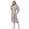 Dámský župan Ema cappuccino dlouhý (Velikost XXL)