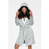 Dámský župan Hoax šedý s ušima (Velikost S)