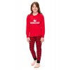 Dívčí pyžamo Princess červené (Velikost 146/152)