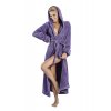 Dlouhý župan Diana fialový (Velikost XXL)