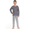 Chlapecké pyžamo Harry šedé s lenochody (Velikost 140)