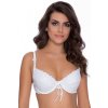 Krajková push-up podprsenka Damaris bílá (Velikost 85D)