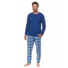 Pánské pyžamo Jones modré (Velikost XXL)