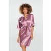 Saténový župan 100 starorůžový (Velikost XXL)