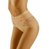 Stahovací kalhotky s krajkou Slimea béžové (Velikost XXL)