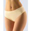 GINA dámské kalhotky klasické, širší bok, bezešvé, jednobarevné MicroBavlna 00008P - tělová L/XL (Velikost L/XL, Barva tělová)