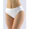 GINA dámské kalhotky klasické, širší bok, bezešvé Natural Bamboo 00041P - bílá dunaj L/XL (Velikost L/XL, Barva bílá dunaj)