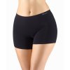 GINA dámské boxerky delší nohavička, kratší nohavička, bezešvé, klasické, jednobarevné Eco Bamboo 03018P - tm. šedá L/XL (Velikost L/XL, Barva kouřová bílá)