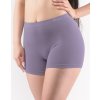 GINA dámské boxerky delší nohavička, kratší nohavička, bezešvé, klasické, jednobarevné Eco Bamboo 03018P - tm. šedá L/XL (Velikost L/XL, Barva kouřová bílá)