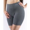 GINA dámské boxerky prodloužené, kratší nohavička, bezešvé, klasické, jednobarevné Eco Bamboo 03019P - tm. šedá L/XL (Velikost L/XL, Barva lékořice tomato)