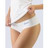 GINA dámské kalhotky francouzské, bezešvé, bokové, jednobarevné Natural Bamboo 04029P - dunaj bílá M/L (Velikost M/L, Barva dunaj bílá)