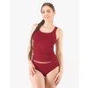 GINA dámské tílko prodloužené, širší ramínka, bezešvé, jednobarevné Bamboo PureLine 08021P - tělová L/XL (Velikost L/XL, Barva tělová)