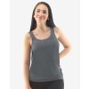 GINA dámské tílko prodloužené, širší ramínka, bezešvé, jednobarevné Eco Bamboo 08025P - tělová L/XL (Velikost L/XL, Barva tělová)
