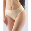 GINA dámské kalhotky klasické s úzkým bokem, úzký bok, šité, jednobarevné Disco Solid 10252P - tělová 38/40 (Velikost 38/40, Barva tělová)