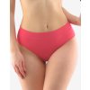 GINA dámské kalhotky klasické, širší bok, šité, jednobarevné ECO Bamboo Disco 10266P - třešňová 42/44 (Velikost 42/44, Barva třešňová)