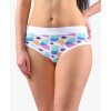 GINA dámské kalhotky klasické, širší bok, šité, s potiskem Disco XVII 10269P - dunaj atlantic 38/40 (Velikost 38/40, Barva dunaj atlantic)