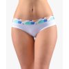 GINA dámské kalhotky francouzské, šité, bokové, s potiskem Disco XVII 14152P - dunaj atlantic 34/36 (Velikost 34/36, Barva dunaj atlantic)