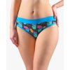 GINA dámské kalhotky bokové se širokým bokem, širší bok, šité, s potiskem Disco XVII 16169P - dunaj atlantic 34/36 (Velikost 34/36, Barva dunaj atlantic)