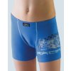 GINA dětské boxerky s delší nohavičkou chlapecké, delší nohavička, šité, s potiskem 23000P - atlantic 122 (Velikost 122, Barva atlantic)