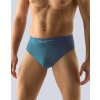 GINA pánské slipy se širším bokem, širší bok, bezešvé, jednobarevné Bamboo PureLine 51003P - lékořice M/L (Velikost M/L, Barva lékořice)