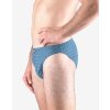 GINA pánské slipy s úzkým bokem, úzký bok, šité, s potiskem 70069P - lékořice kofola 50/52 (Velikost 50/52, Barva lékořice kofola)