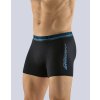 GINA pánské boxerky kratší nohaviča, kratší nohavička, šité, s potiskem 73093P - dunaj tm. šedá 46/48 (Velikost 46/48, Barva dunaj tm. šedá)