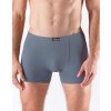 GINA pánské boxerky s kratší nohavičkou, kratší nohavička, šité, s potiskem 73127P - šedá šalvěj 46/48 (Velikost 46/48, Barva šedá šalvěj)
