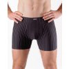 GINA pánské boxerky delší nohavička, šité 74167P - lékořice atlantic 50/52 (Velikost 50/52, Barva lékořice atlantic)