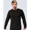 GINA dámské tričko s dlouhým rukávem uni, dlouhý rukáv, šité, jednobarevné Merino Thermolite 88014P - černá šedá L (Velikost L, Barva černá šedá)