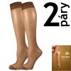 Podkolenky NYLON knee-socks 20 DEN / 2 páry