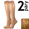 Podkolenky NYLON knee-socks 20 DEN / 2 páry