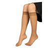 Podkolenky NYLON knee-socks SÁČEK 20 DEN / 2 páry (Barva beige, Velikost uni)