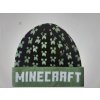 Chlapecká čepice MINECRAFT dvouvrstvá zimní zelená