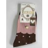 Dámské obrázkové ponožky 100% bavlněné