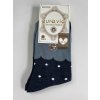 Dámské obrázkové ponožky 100% bavlněné