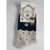 Dámské obrázkové ponožky 100% bavlněné