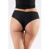 Bezešvé brazilky Simple Brasil Panty černé (Velikost L)