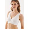Bezešvá podprsenka Top Shape bílá (Velikost S/M)