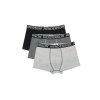 3 pack pánských boxerek Onset černo-šedé (Velikost M)