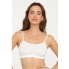 Bezešvá podprsenka Top Essentials bílá (Velikost XL)